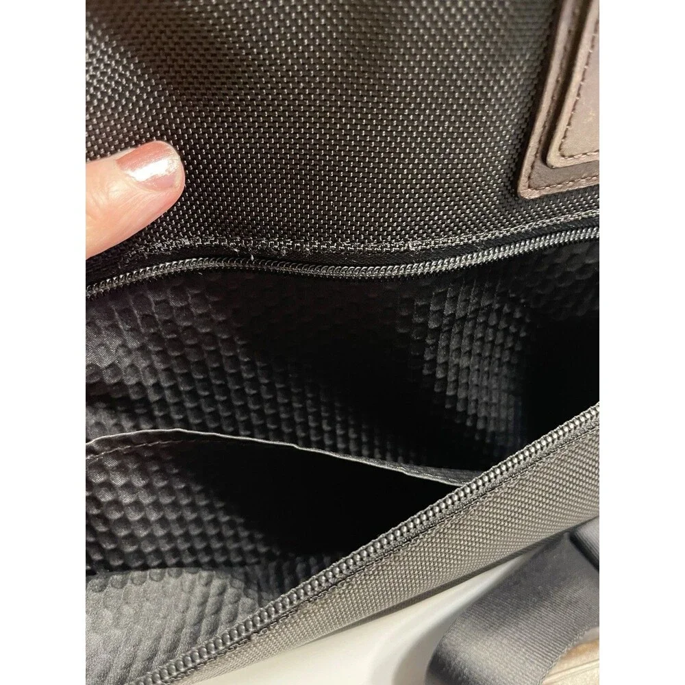 TUMI Alpha Bravo McNair Slim Briefcase Black Ballistic Nylon Leather 22611HKH